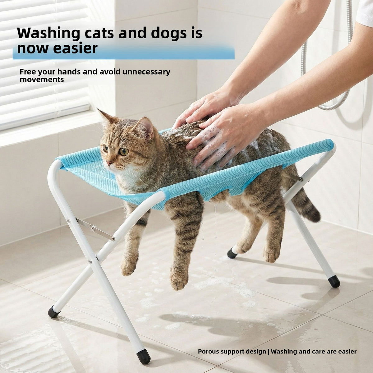Pawlume Foldable Pet Bathing Hammock