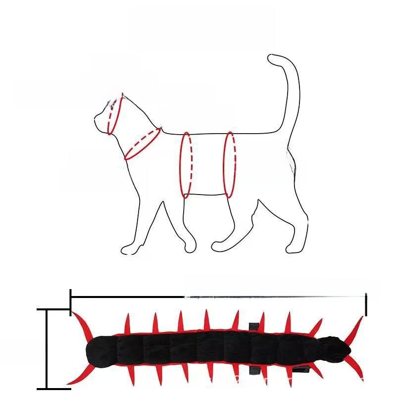 Pawlume Halloween Cockroach Pet Costume
