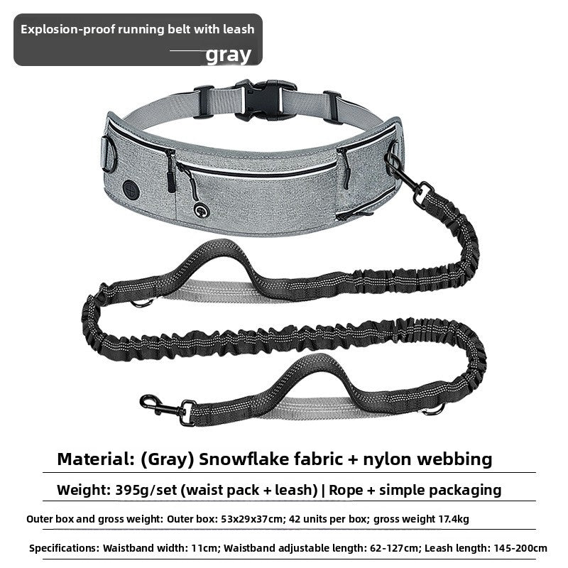 Pawlume Retractable Reflective Dog Leash and Waist Bag