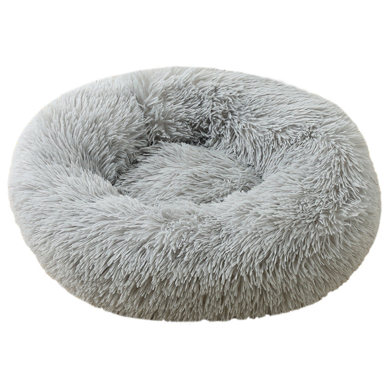 Pawlume Round Plush Pet Bed