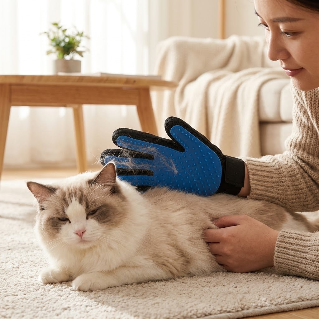 Pawlume Pet Grooming Gloves