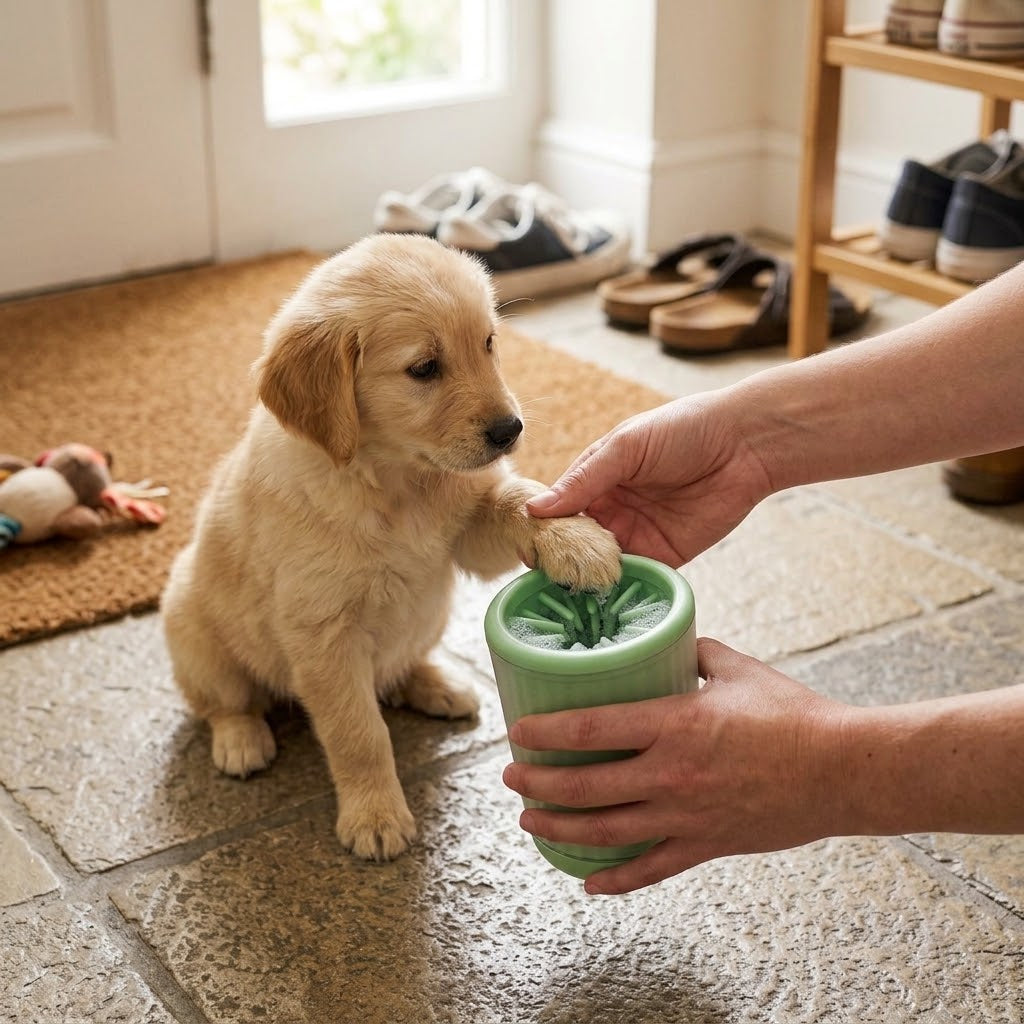 Pawlume Automatic Portable Foot Scrubber Brush