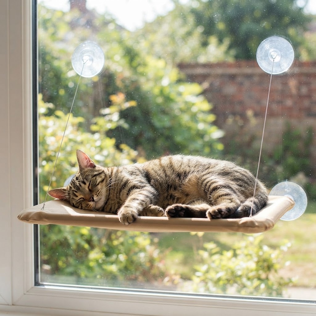 Pawlume Window Cat Hammock - Elevate Your Cat's Comfort and View