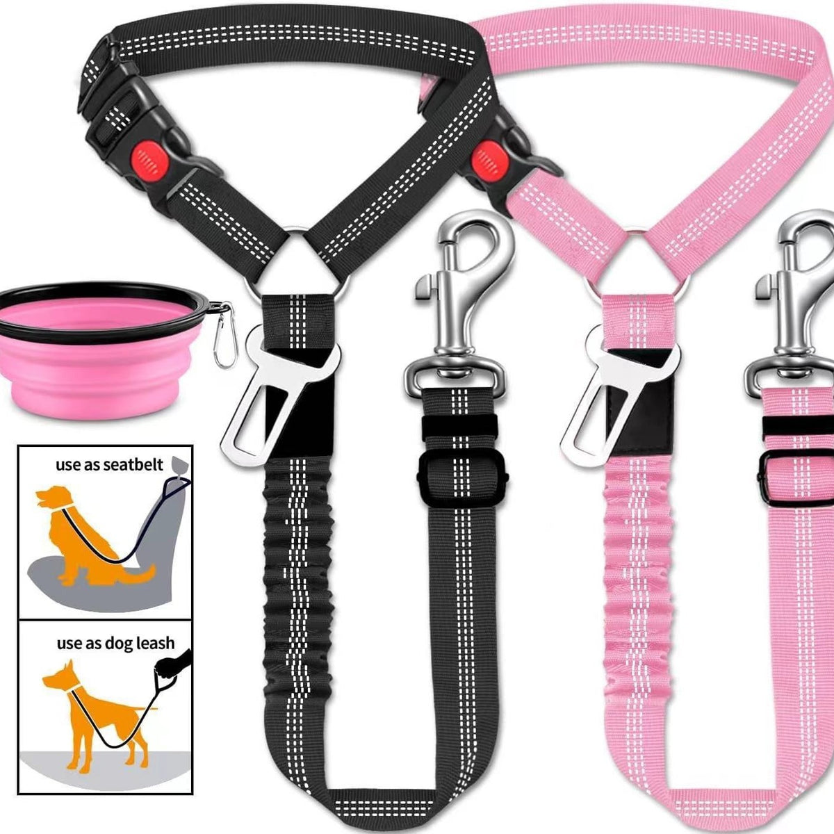 Pawlume Reflective Retractable Dog Leash