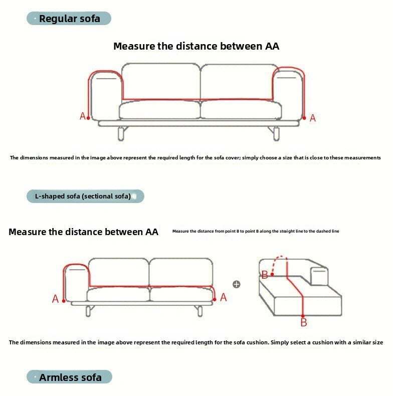 Pawlume Japanese Style Thickened All Inclusive Scratch-resistant Sofa Cover