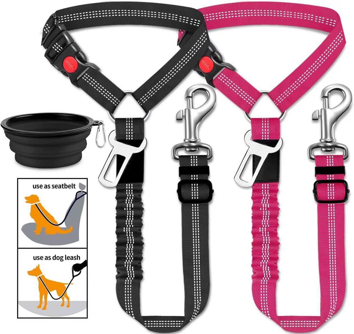Pawlume Reflective Retractable Dog Leash