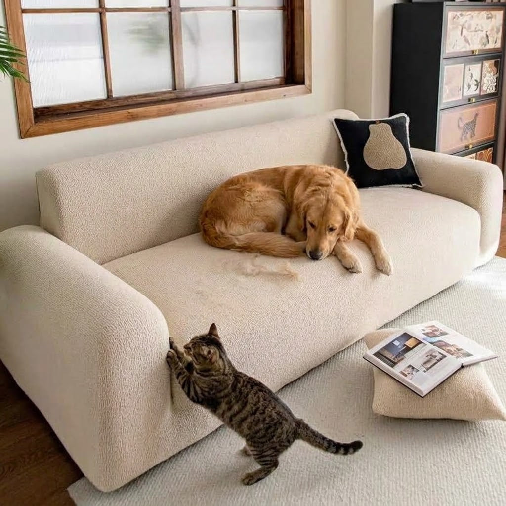 Pawlume Japanese Style Thickened All Inclusive Scratch-resistant Sofa Cover