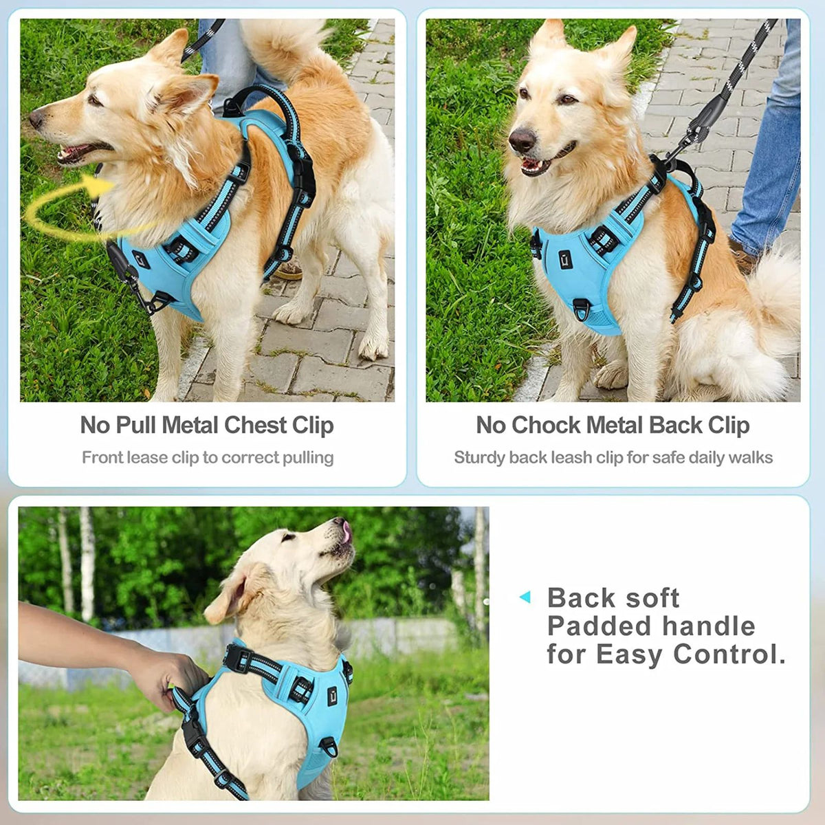 Pawlume No-Pull Padded Dog Harness