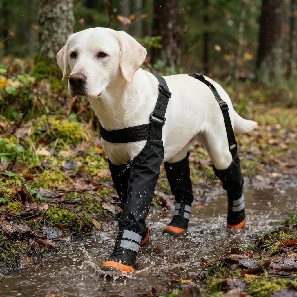 Pawlume Adjustable Anti-Slip Dog Shoes for Ultimate Paw Protection