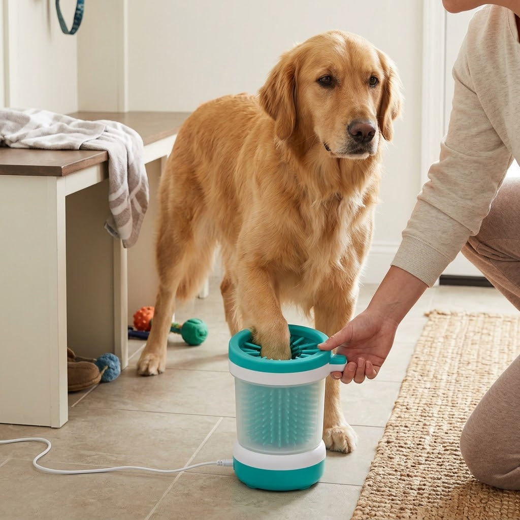 Pawlume Electric Pet Foot Washer: Effortless Cleaning for Happy Paws