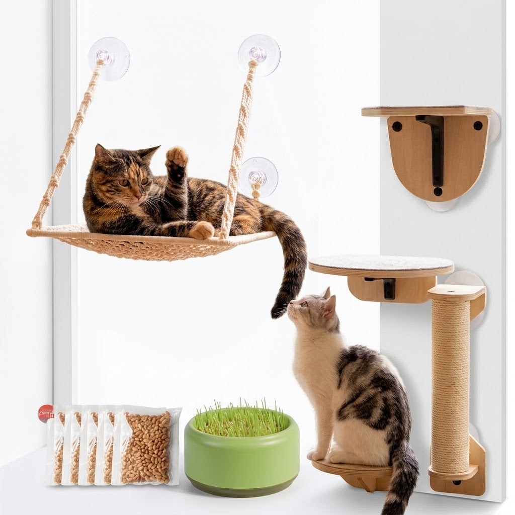 Pawlume Window Cat Corner Bundle