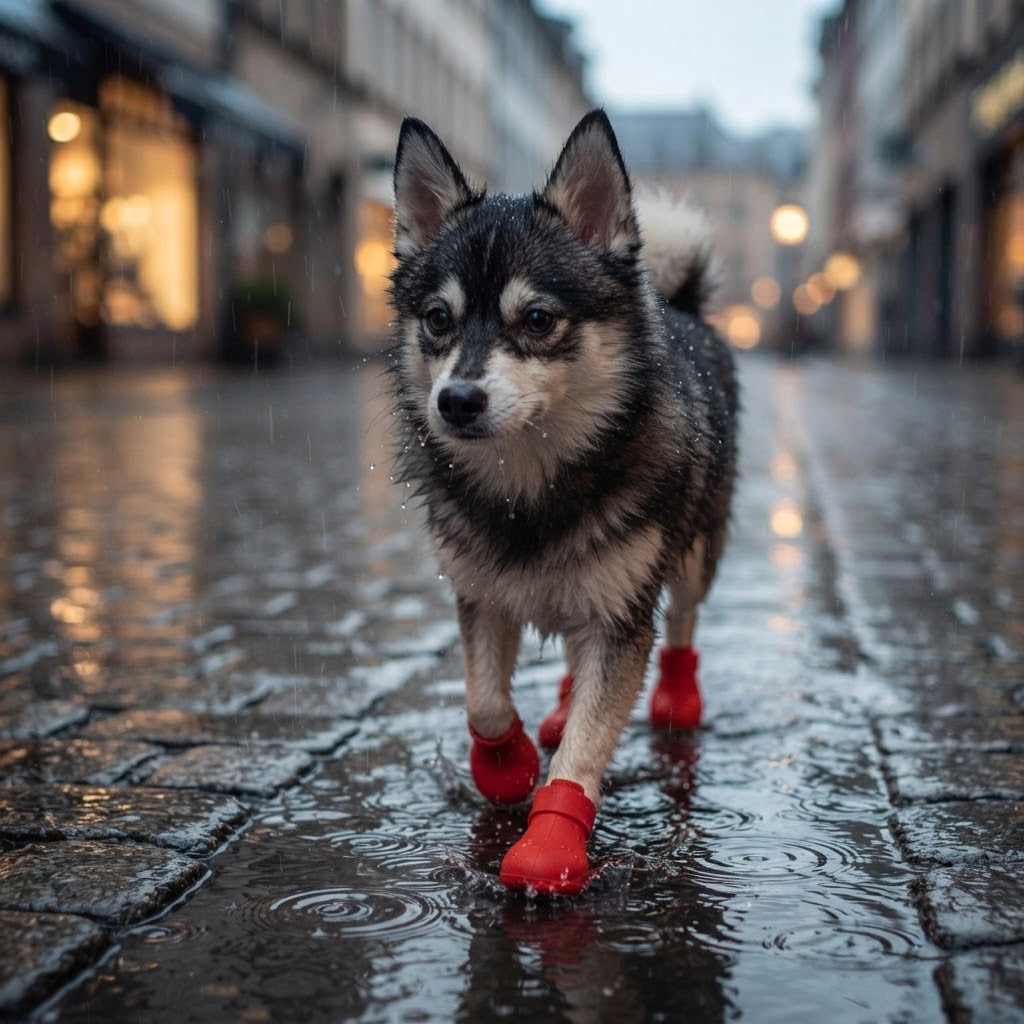 Pawlume Anti-Slip Dog Rain Boots - Keep Your Pup Safe and Stylish in Any Weather