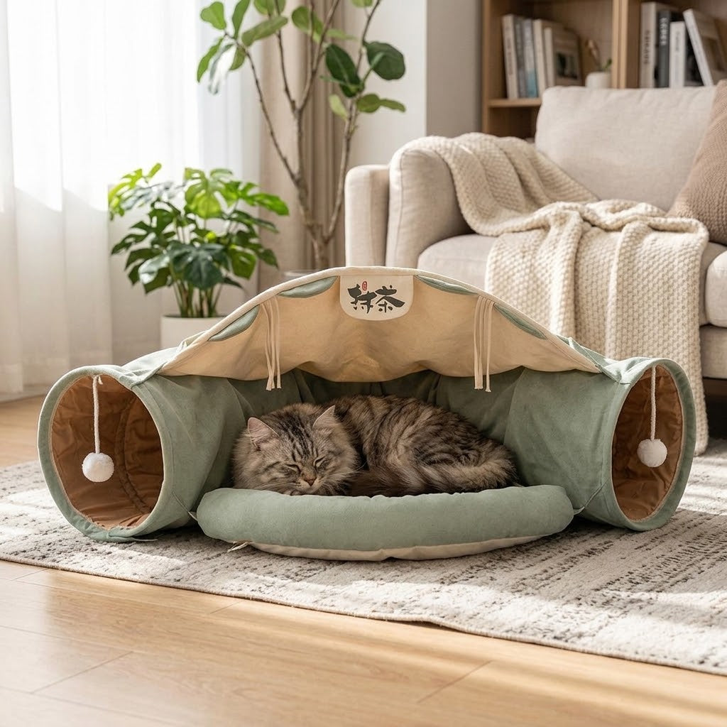 Pawlume Detachable and washable cat bed