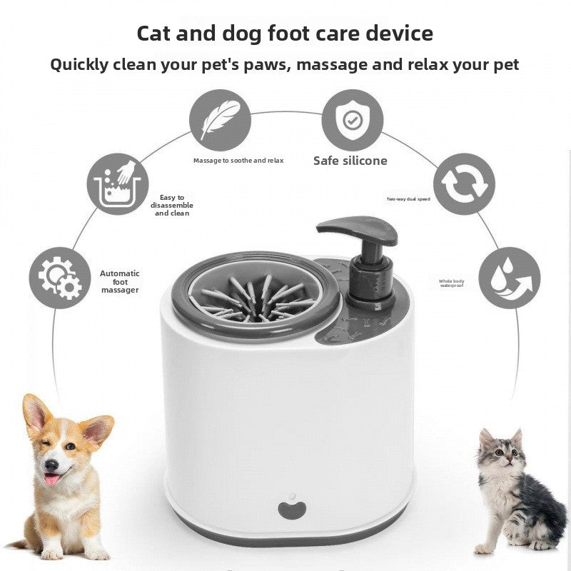 Pawlume Electric Pet Foot Washer: Effortless Cleaning for Happy Paws